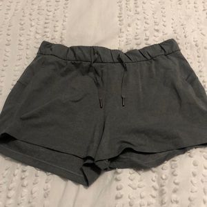 GRAY LULULEMON SHORTS